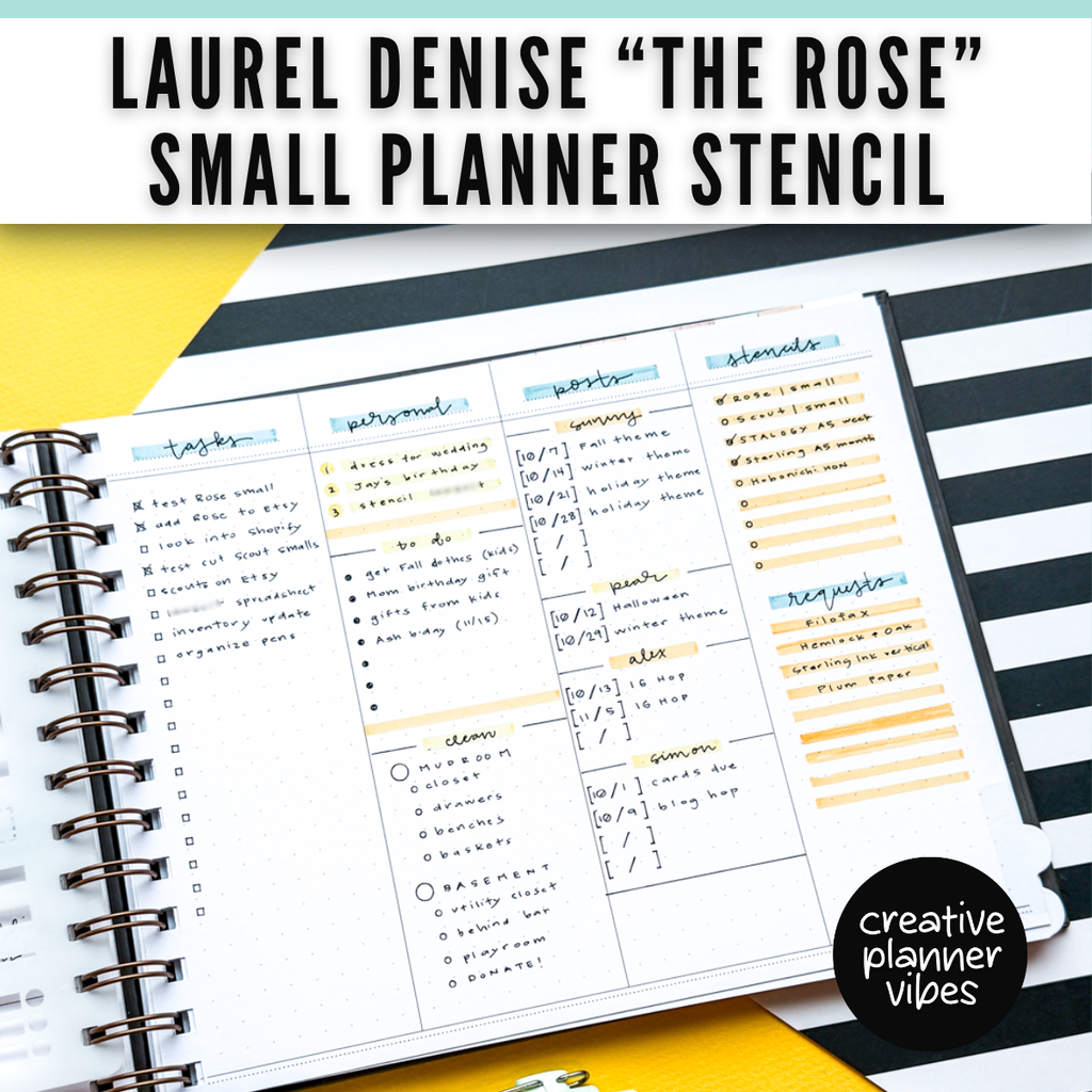 Laurel Denise "Rose" Stencils image 6