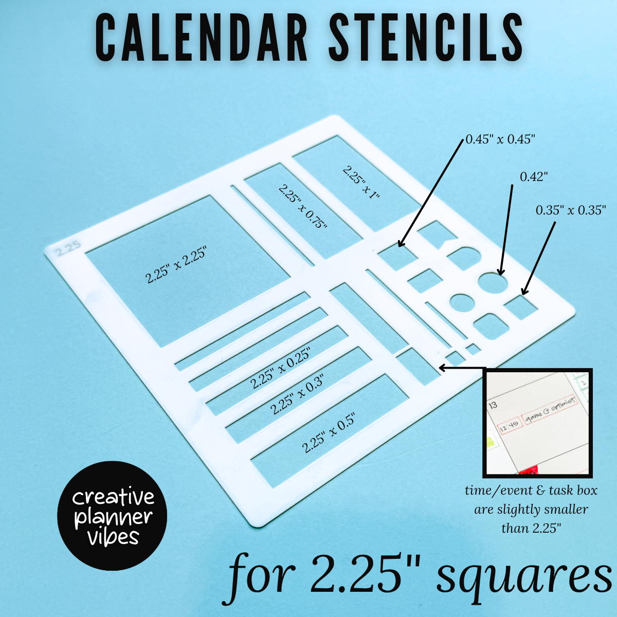 Calendar Stencils image 10