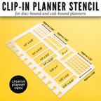 Clip-in Planner Stencils image 15