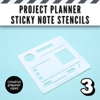 Project Planner Stencils 3"x3" | Pack of 4 | Kanban & Project Management image 12