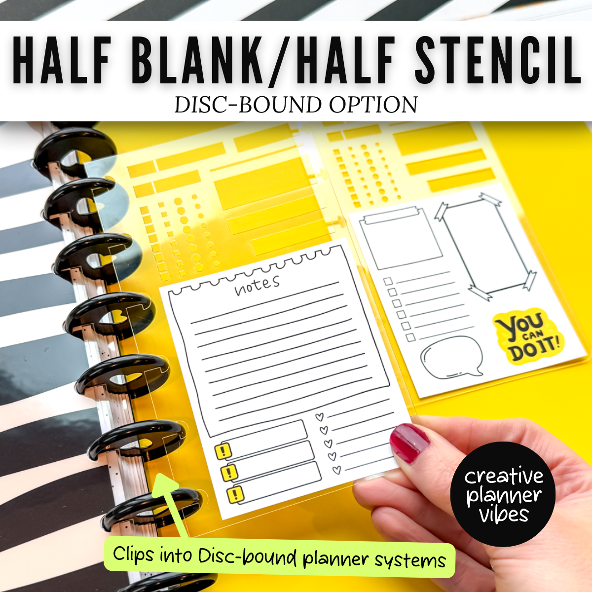 Clip-in Planner Stencils image 13