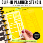 Clip-in Planner Stencils image 8