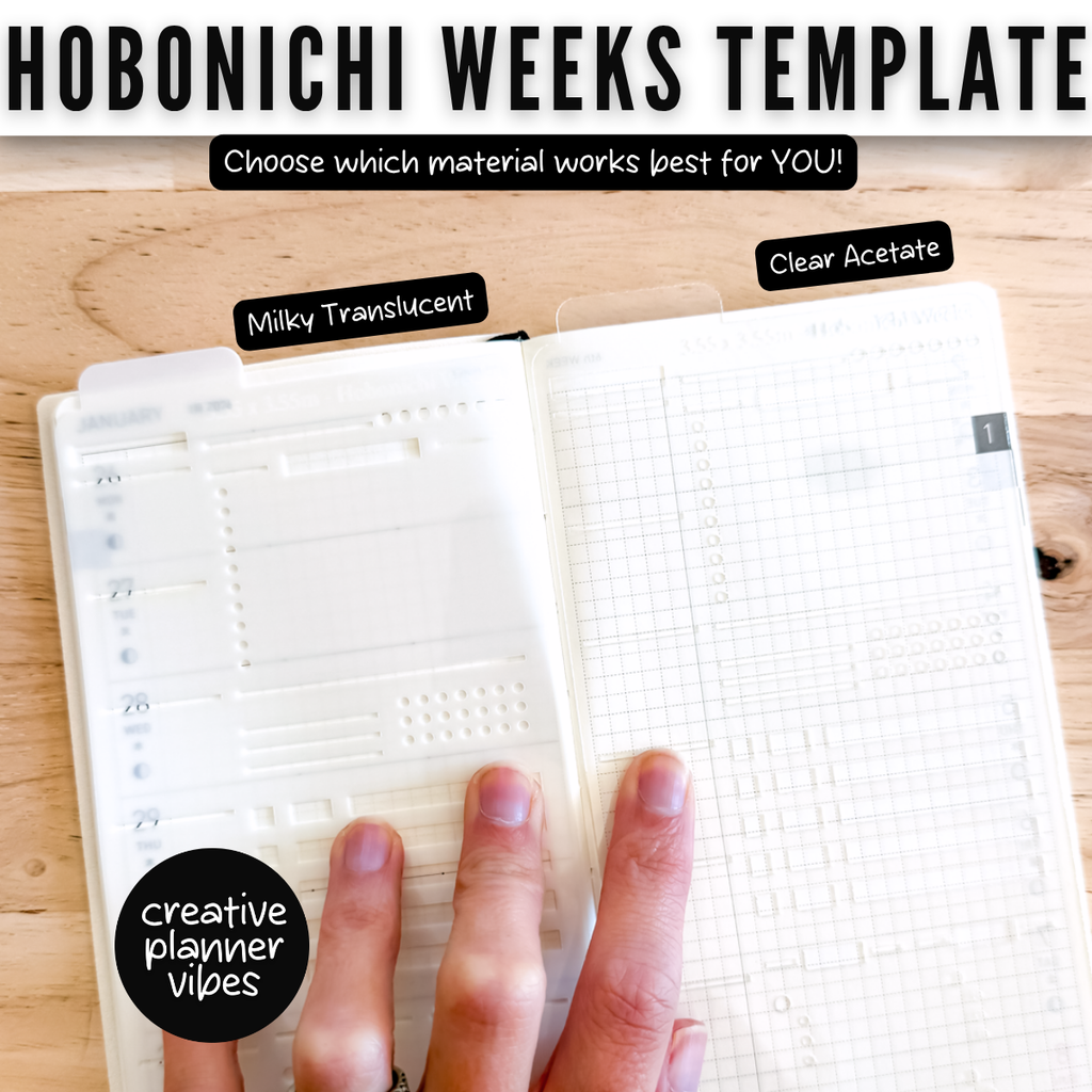 Hobonichi Weeks Full Page Template - Stencil 6 image 9