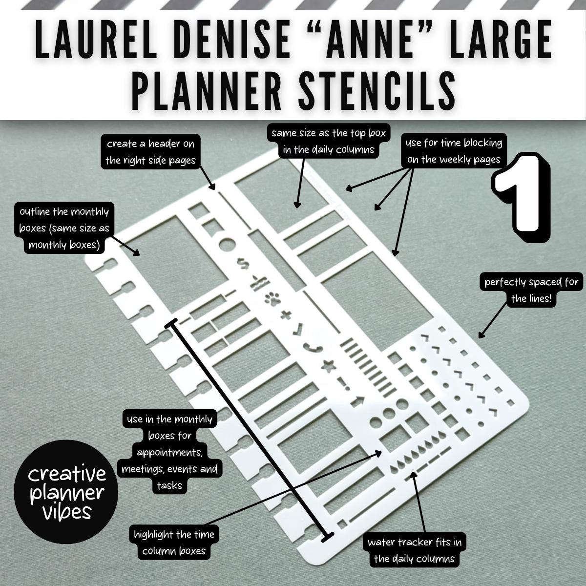 Laurel Denise "Anne" Stencils image 9