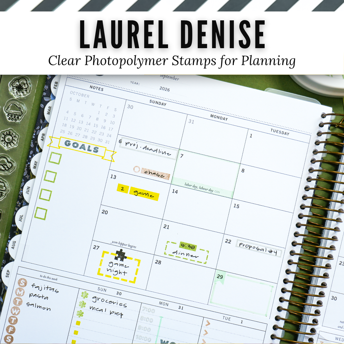 Laurel Denise Clear Photopolymer Stamps
