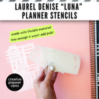 Laurel Denise "Luna" Large Planner Stencils image 2