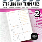Sterling Ink A6 Full Page Templates image 8