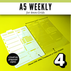 A5 | 4mm Grid Full Page Templates & Stencil image 5
