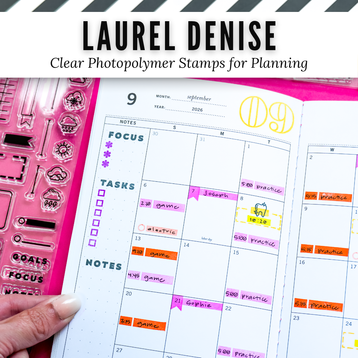 Laurel Denise Clear Photopolymer Stamps
