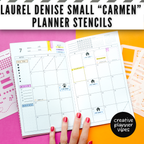 Laurel Denise "Carmen" Small Planner Stencils image 9