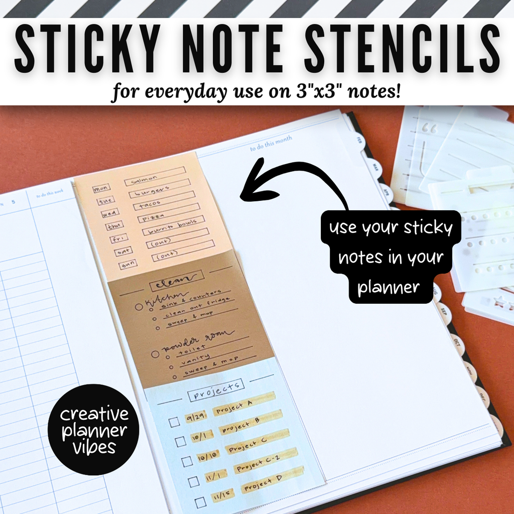 Sticky Notes Stencils image 3