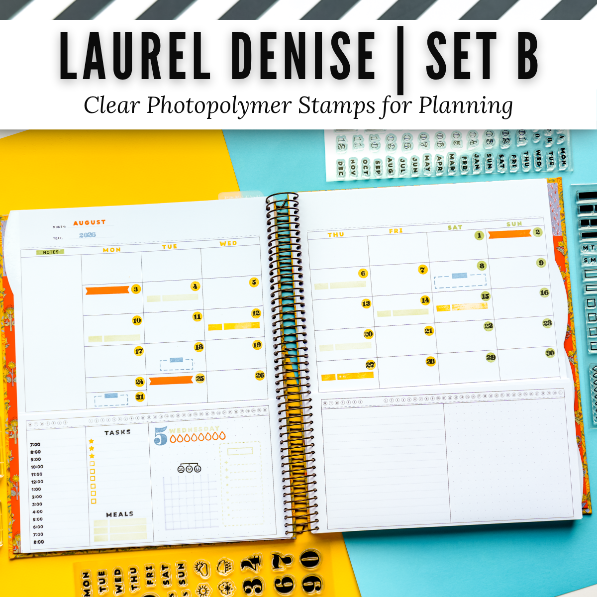 Laurel Denise Clear Photopolymer Stamps