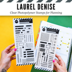 Laurel Denise Clear Photopolymer Stamps