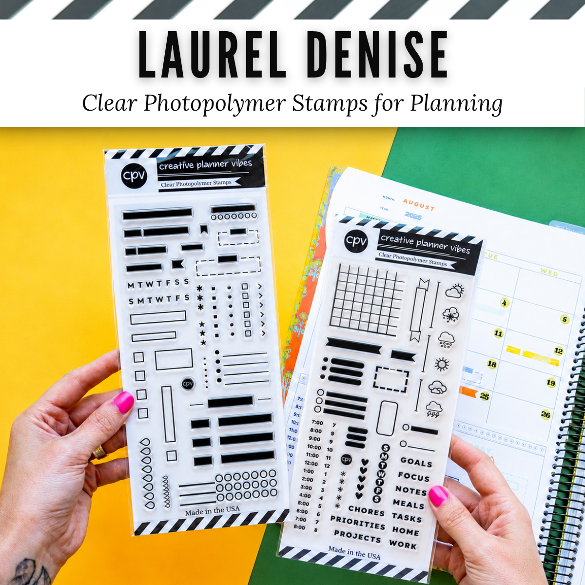 Laurel Denise Clear Photopolymer Stamps