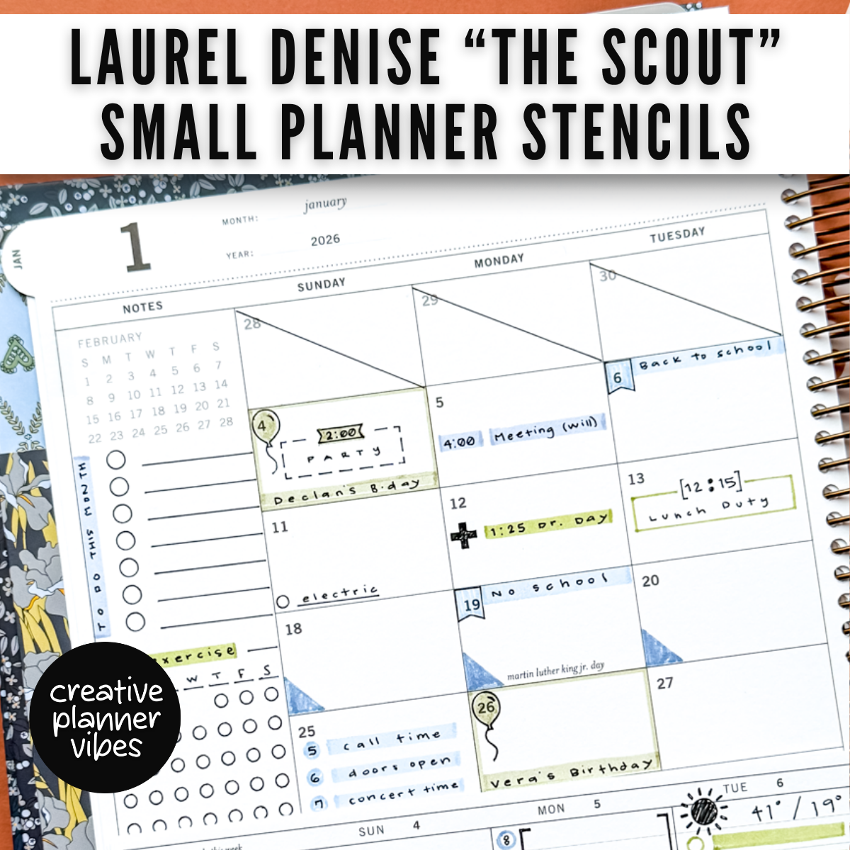 Laurel Denise "Scout" Stencils & Inserts image 10