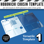 Hobonichi Cousin Full Page Templates - Design 1 (Versatile 1)