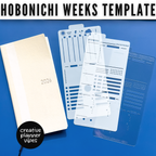Hobonichi Weeks Full Page Template - Stencil 6 image 8