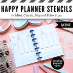 Happy Planner Stencils in Mini, Classic, Big, and Folio Sizes image 8