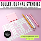 Bullet Journal 5mm Small Stencils image 1