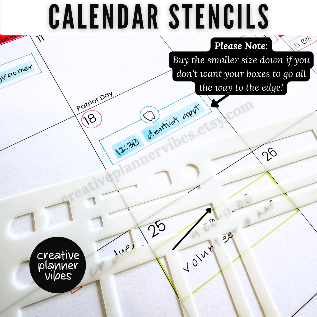 Calendar Stencils image 3