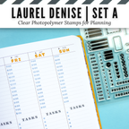Laurel Denise Clear Photopolymer Stamps