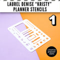 Laurel Denise "Kristy" Planner Stencils image 9