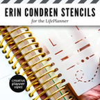 Erin Condren "LifePlanner" Stencils &amp; Spiral Inserts image 9