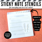 Sticky Notes Stencils image 5