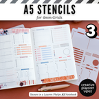 A5 | 4mm Grid Full Page Templates & Stencil image 14