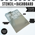 Stencil + Dashboard | Hobonichi Weeks & Cousin, A5, TN, B6 Planners, Journals and Notebooks image 7