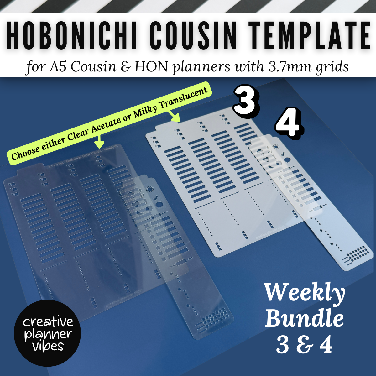 Hobonichi Cousin Full Page Templates image