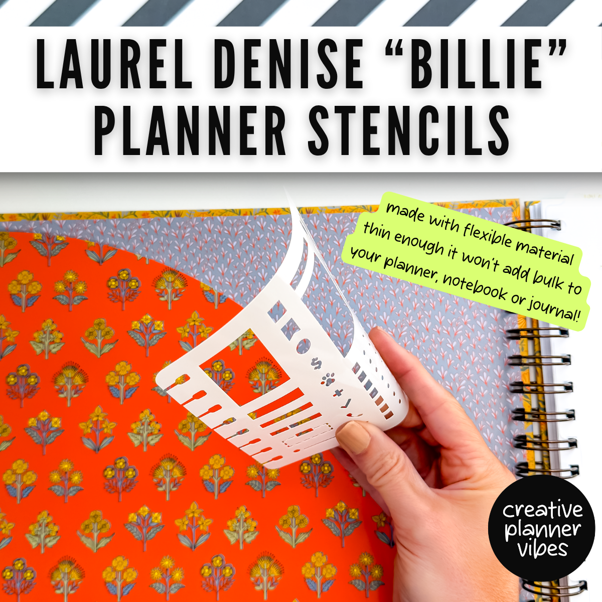 Laurel Denise "Billie" Planner Stencil image 5