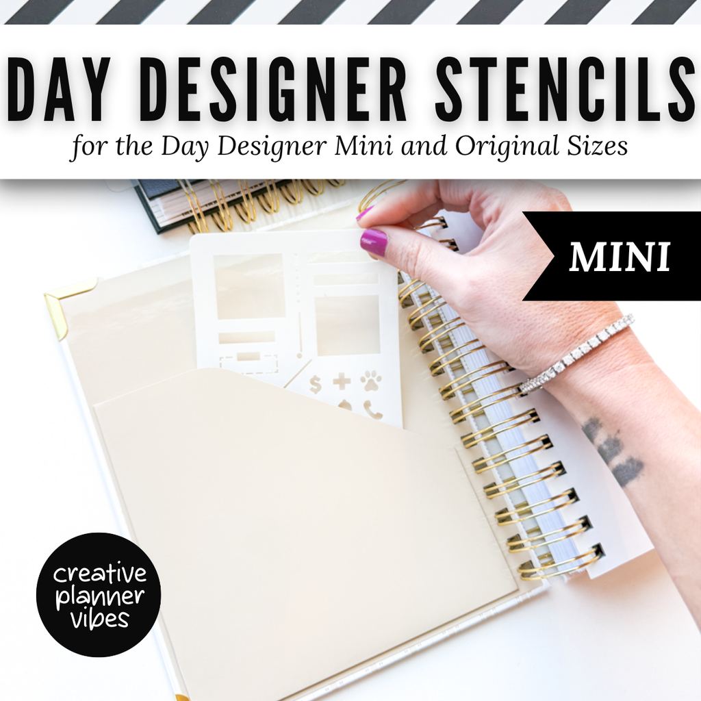Day Designer Planner Stencils | Mini & Original | Weekly and Daily image 11