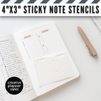 Custom Post-it Notes® & Coordinating Stencils | 4" x 3" image 1
