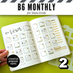 B6 | 5mm Grid Full Page Templates & Stencil image 7