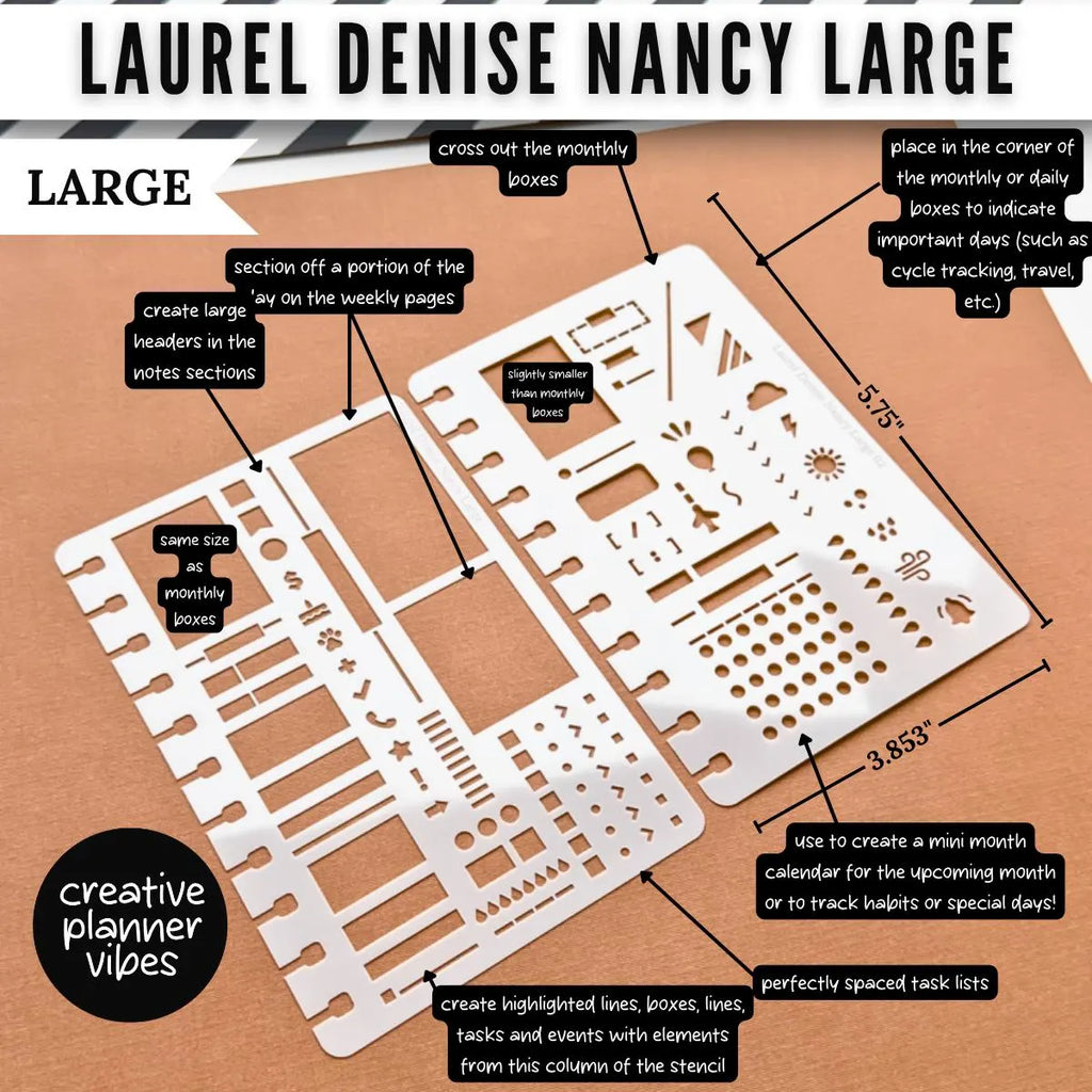 Laurel Denise "Nancy" Stencils image