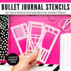 Bullet Journal 5mm Small Stencils image 0