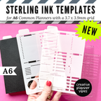 Sterling Ink A6 Full Page Templates image