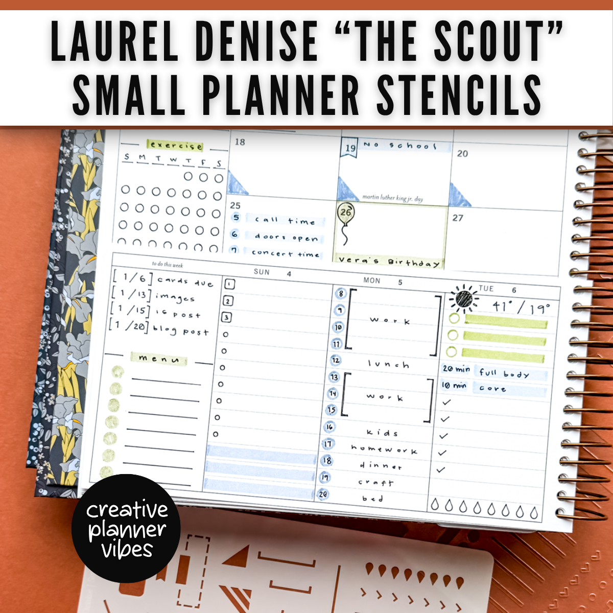 Laurel Denise "Scout" Stencils & Inserts image 11