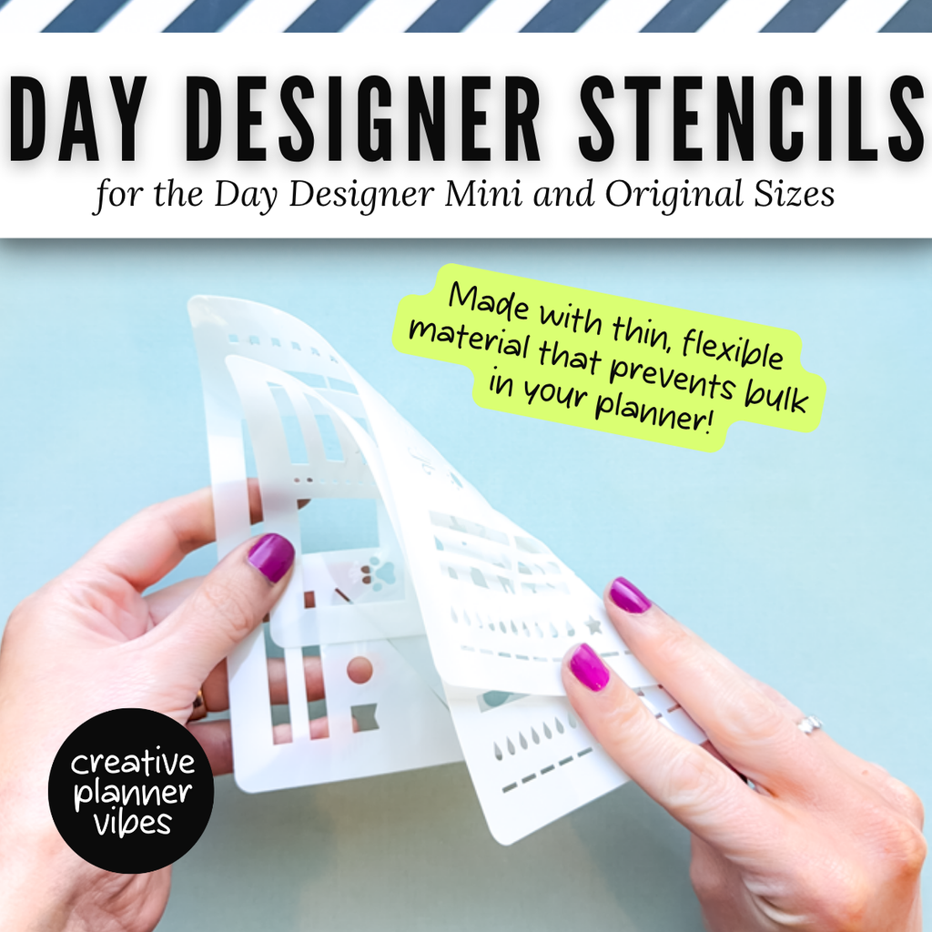 Day Designer Planner Stencils | Mini & Original | Weekly and Daily image 9