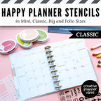 Happy Planner Stencils in Mini, Classic, Big, and Folio Sizes image 12