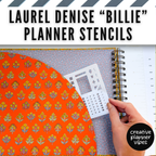 Laurel Denise "Billie" Planner Stencil image 6