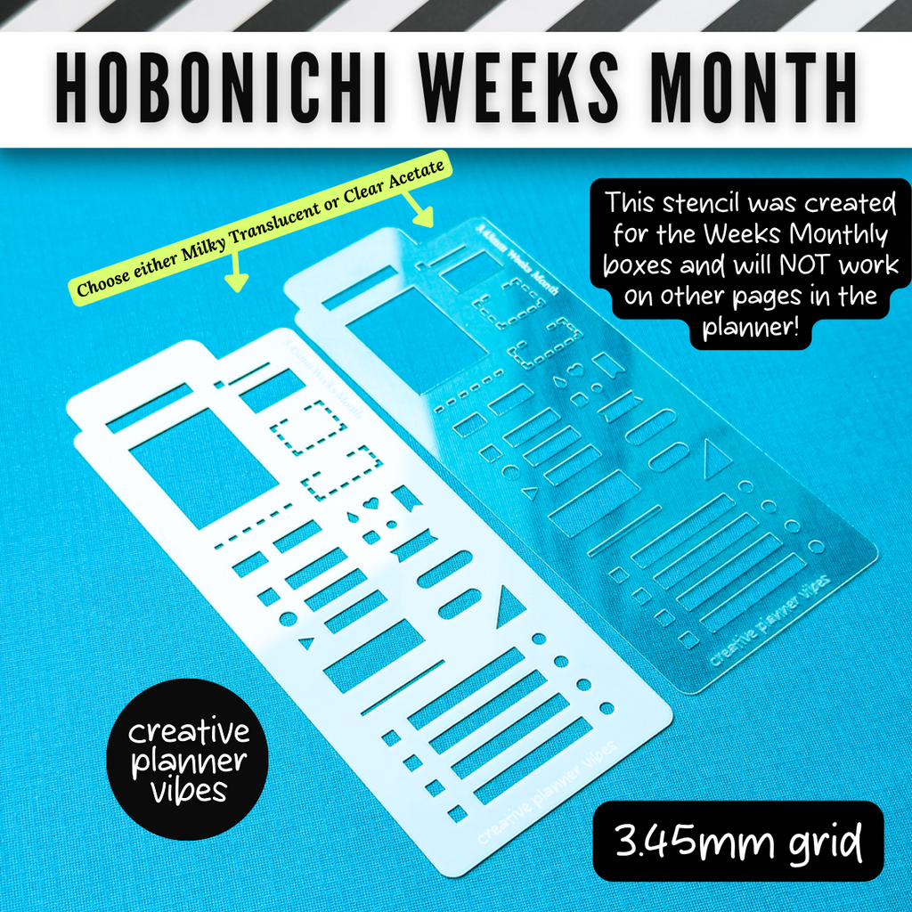 Hobonichi Stencils image