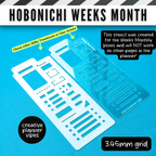 Hobonichi Stencils image