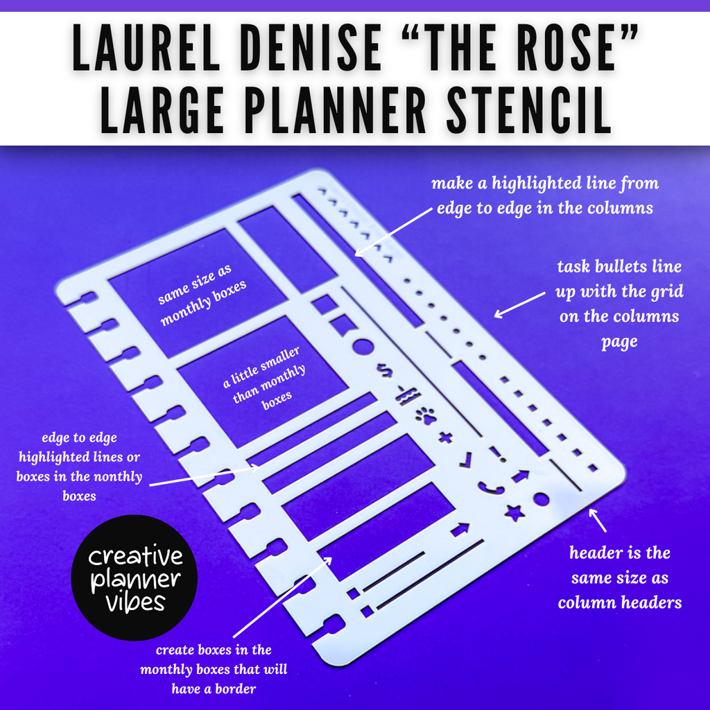 Laurel Denise "Rose" Stencils image 16