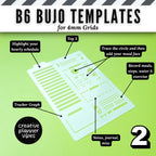 B6 Size | 4mm Grid Full Page Templates & Stencils for Planners, Notebooks, Bullet Journals image 4