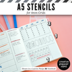 A5 | 4mm Grid Full Page Templates & Stencil image 18