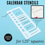 Calendar Stencils image 6