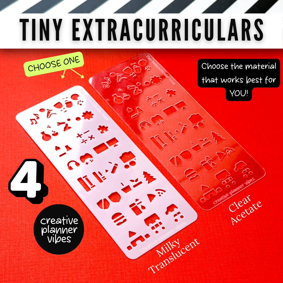 Icons and Borders Stencils image 22