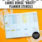 Laurel Denise "Kristy" Planner Stencils image 12